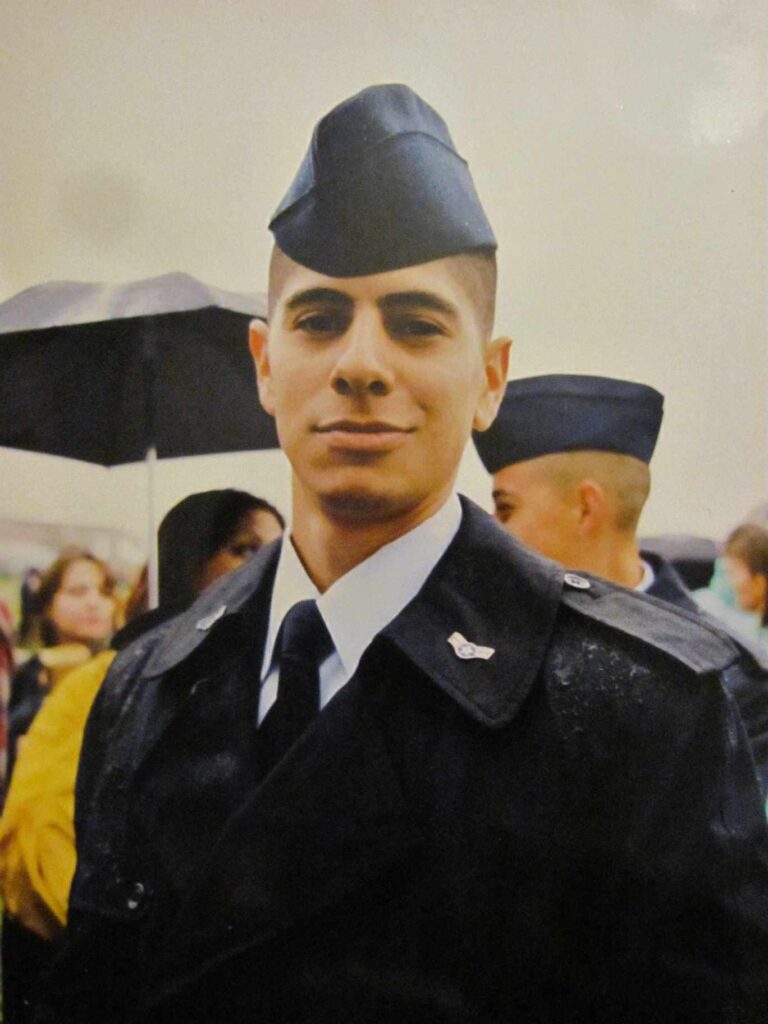 Person in military dress uniform